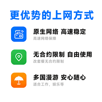 300GB/30天  原生英国IP  高速稳定不限速流量卡 支持eSIM 上网卡 娱乐刷视频